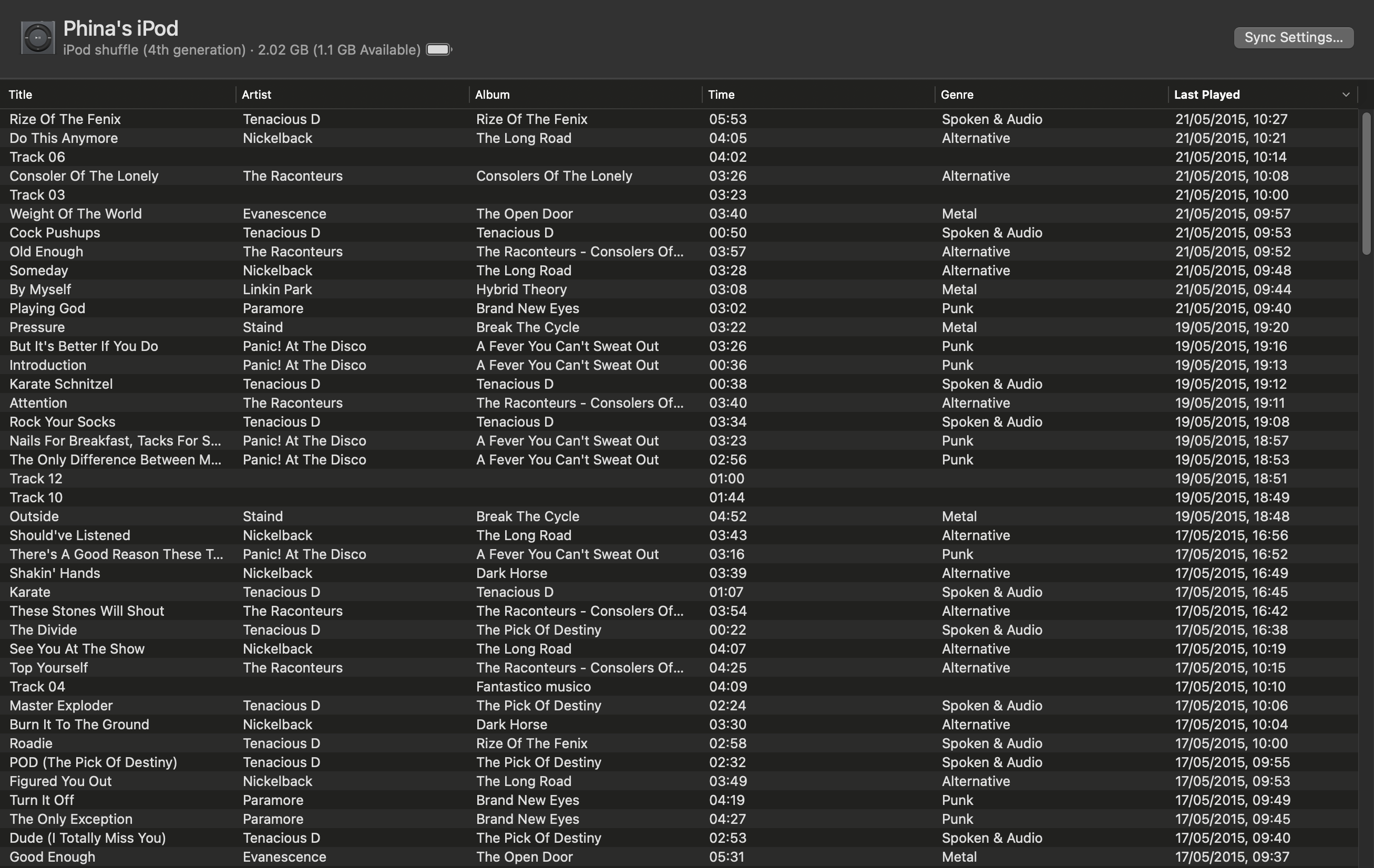 The playlist