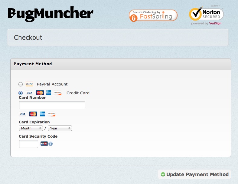 Payment Page Fixed